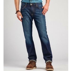 Lucky Brand 329 Classic Straight Jeans Men’s Size 40 Waist Dark Wash Stretch